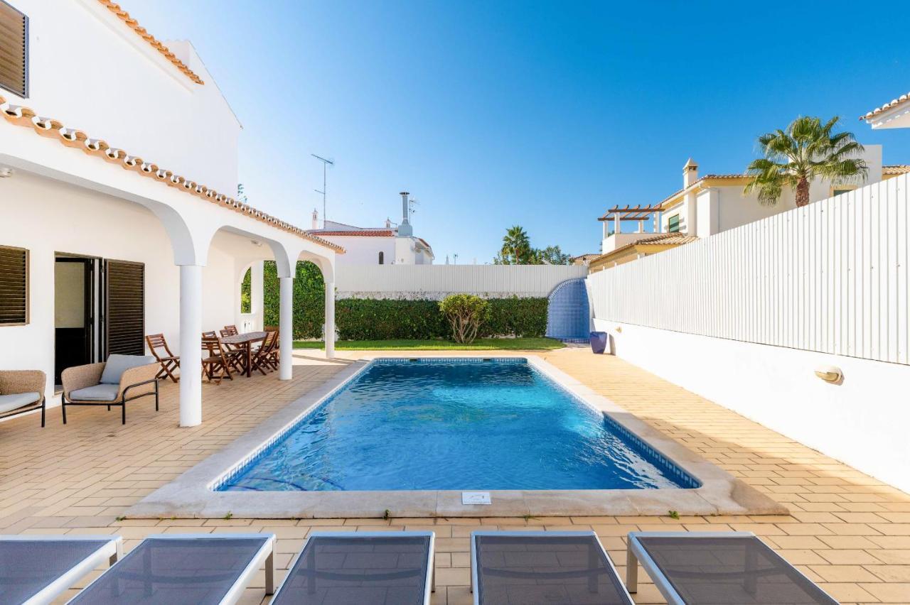 #072 Private Pool And Garden With Ac And Game Room Albufeira Esterno foto